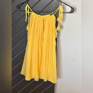 Alexis ruffled silk top. Size XS. Worn only ONCE! Pristine condition!